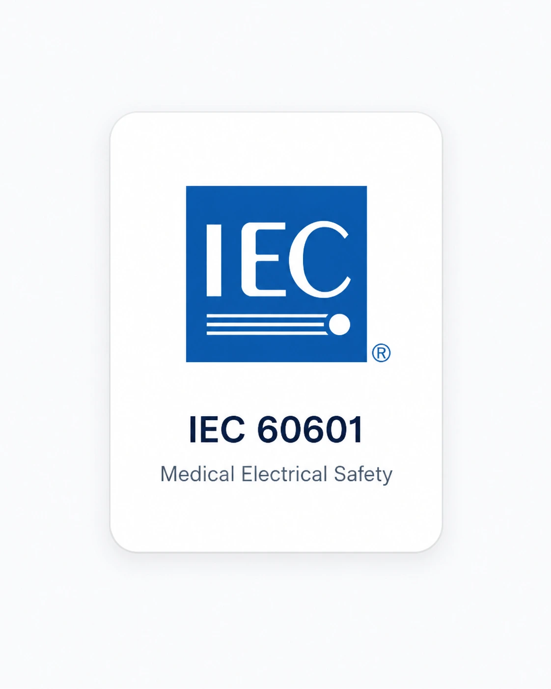 IEC 60601 medical electrical safety documentation