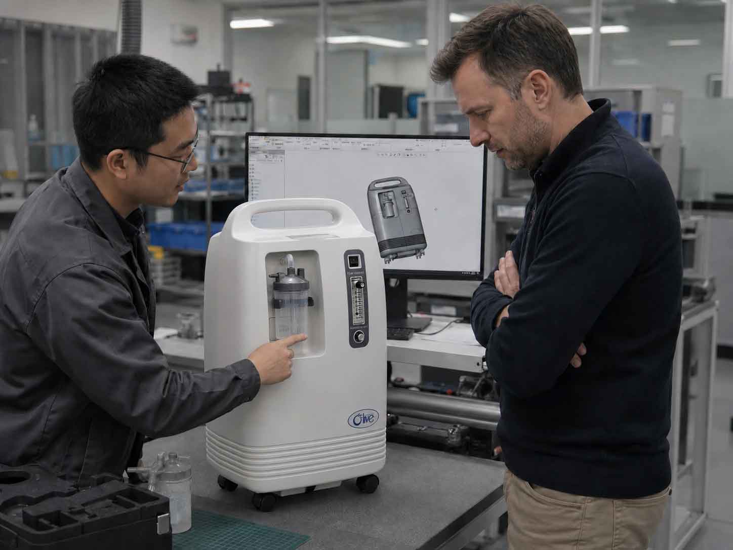 Olive oxygen concentrator product development