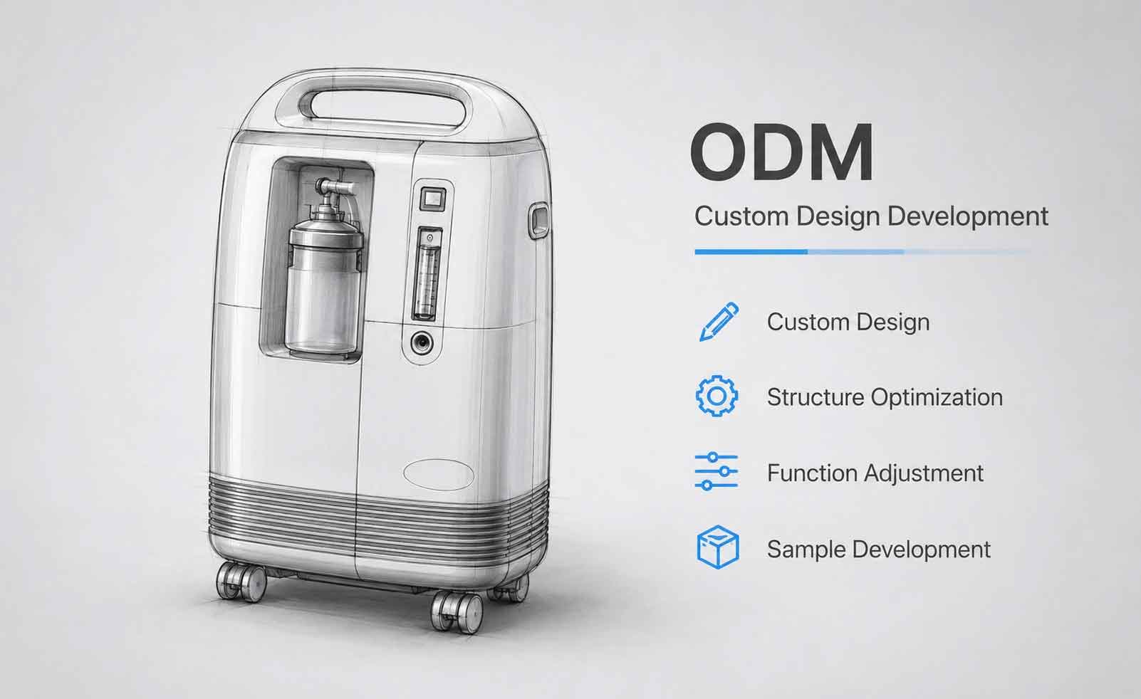 ODM oxygen concentrator structure and function customization