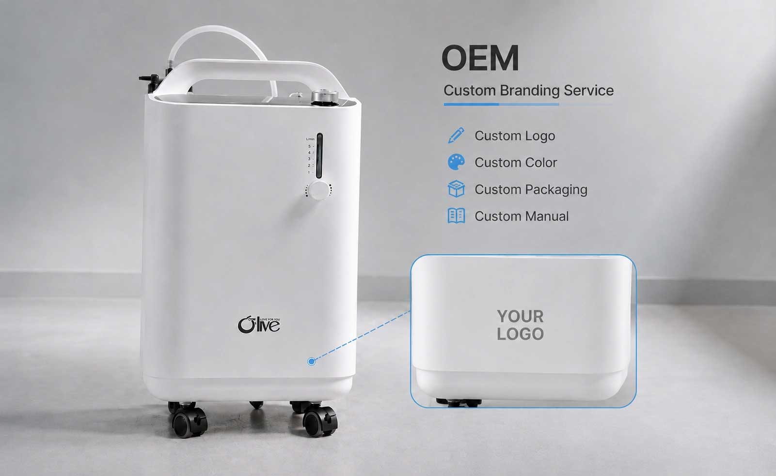 OEM private-label oxygen concentrator customization