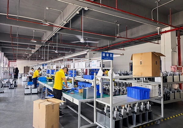 Oxygen concentrator production inspection line
