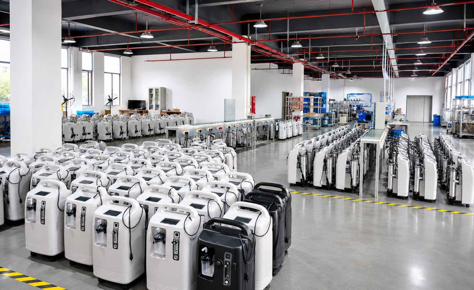 Bulk oxygen concentrators ready in Olive factory